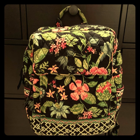 Vera Bradley Handbags - "Botanica" Pattern Vera Bradley Campus Backpack
